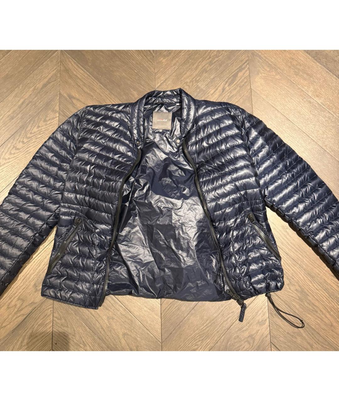 DUVETICA Темно-синий пуховик, фото 6