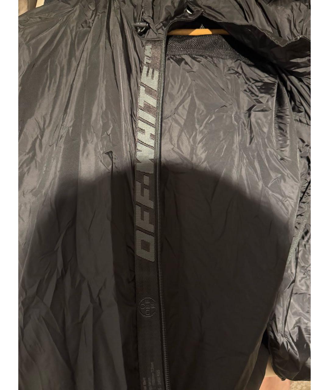 OFF-WHITE Черная полиэстеровая куртка, фото 3