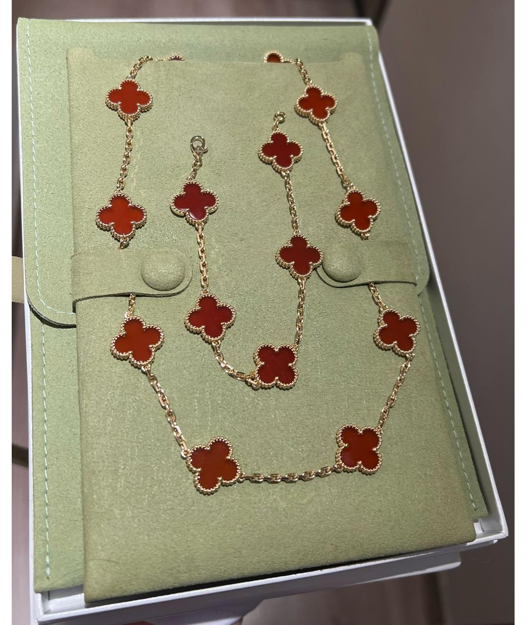 VAN CLEEF & ARPELS Красный браслет из желтого золота, фото 2