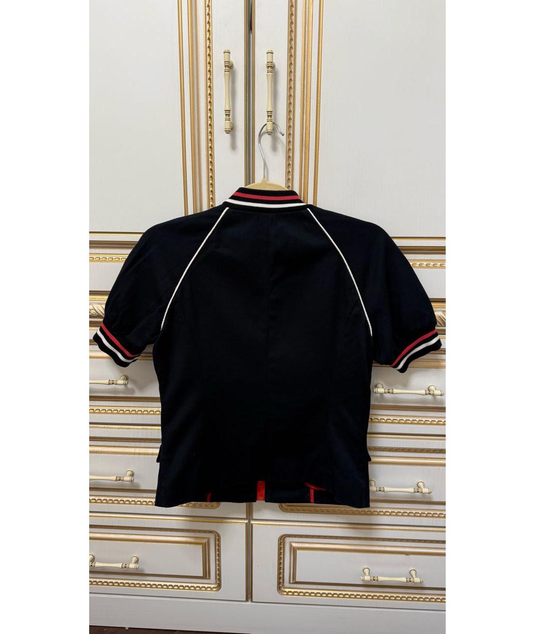 ICEBERG Черный хлопковый жакет/пиджак, фото 2