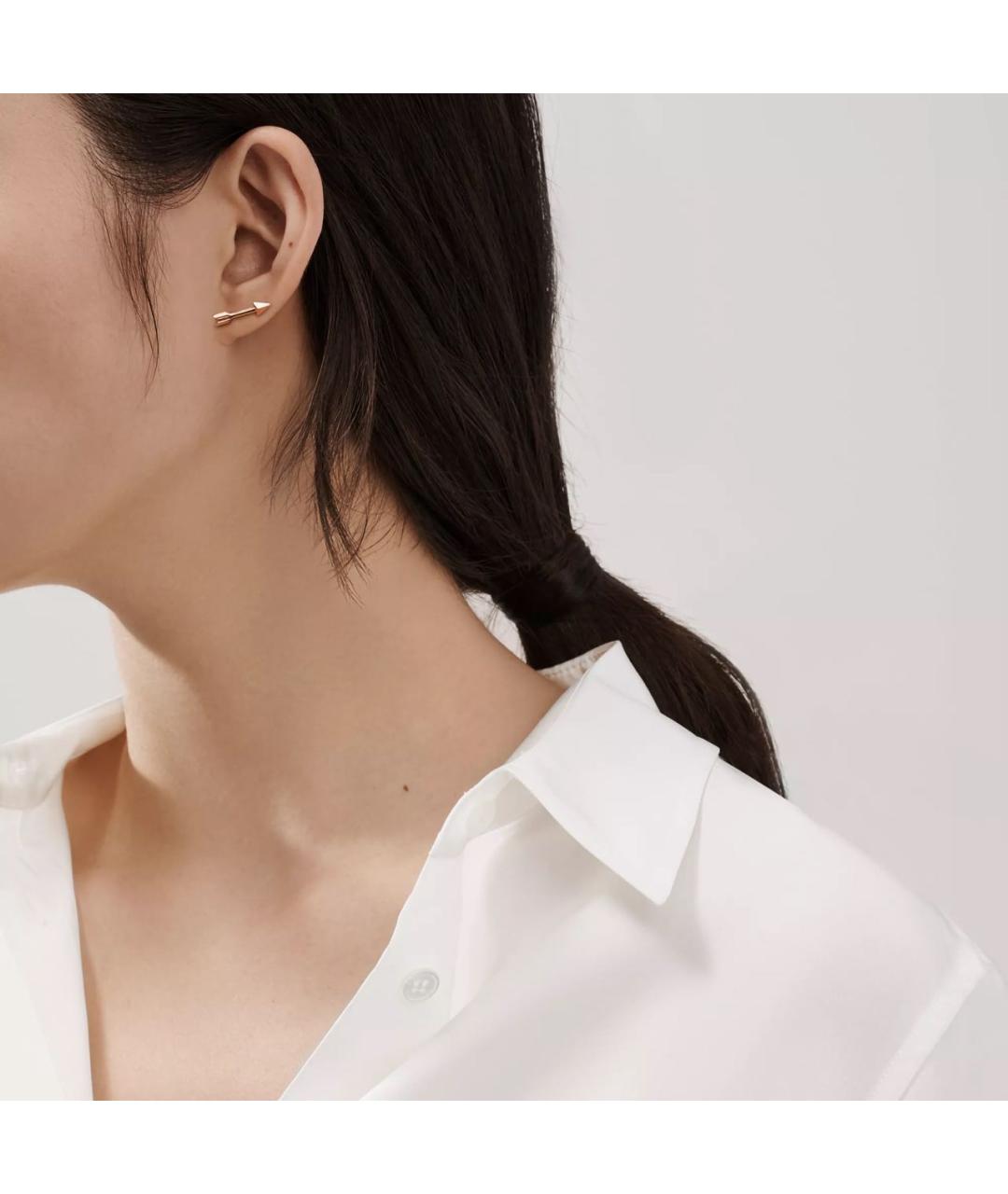TIFFANY&CO Золотые серьги из розового золота, фото 5