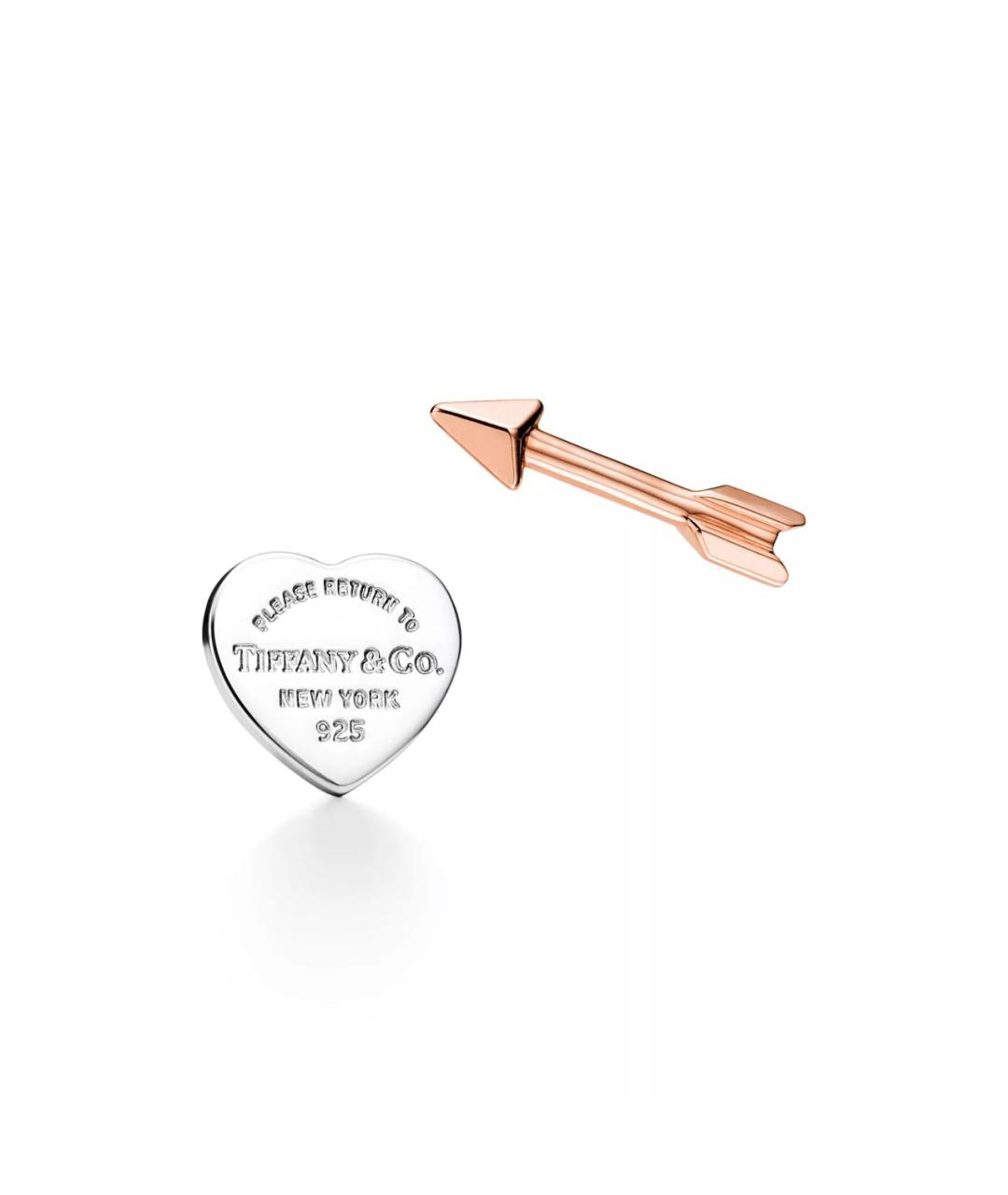 TIFFANY&CO Золотые серьги из розового золота, фото 6