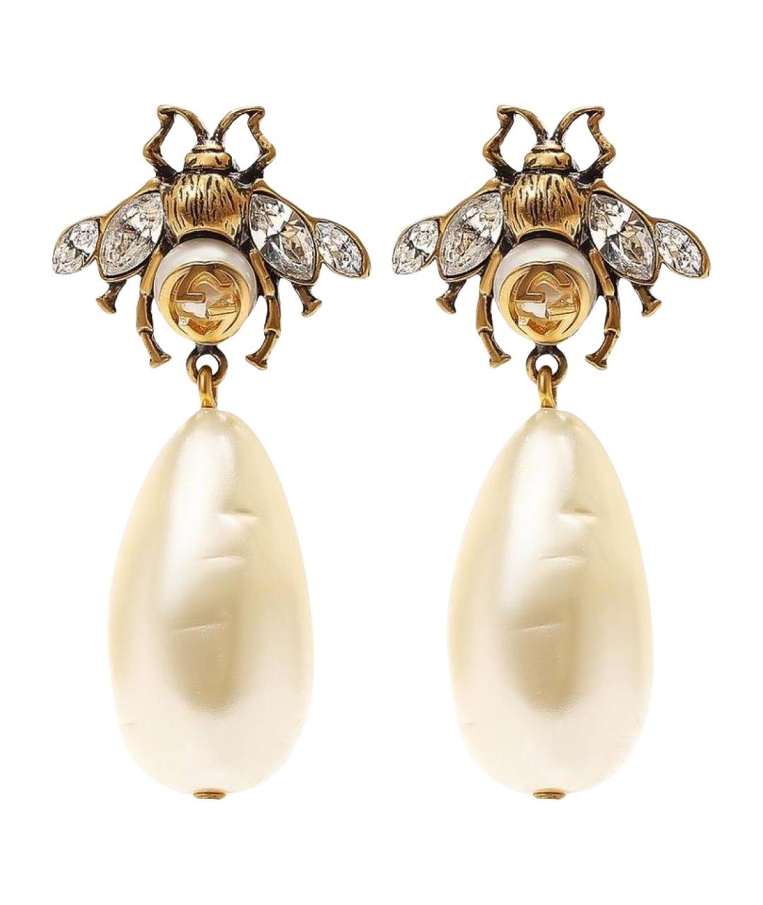 GUCCI Золотые металлические серьги, фото 1