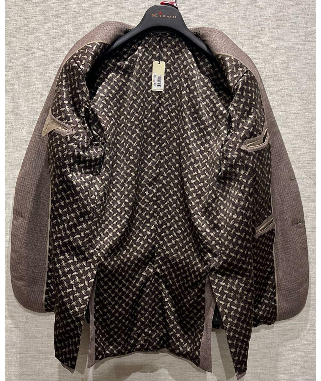 ZILLI Коричневый кашемировый пиджак, фото 2