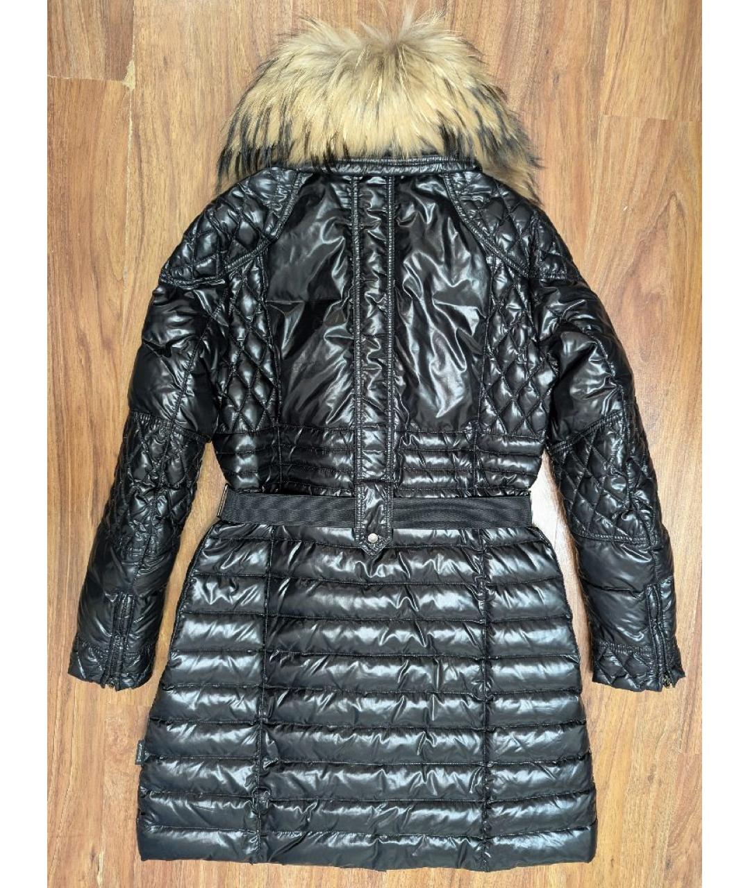 MONCLER Черный полиамидовый пуховик, фото 2