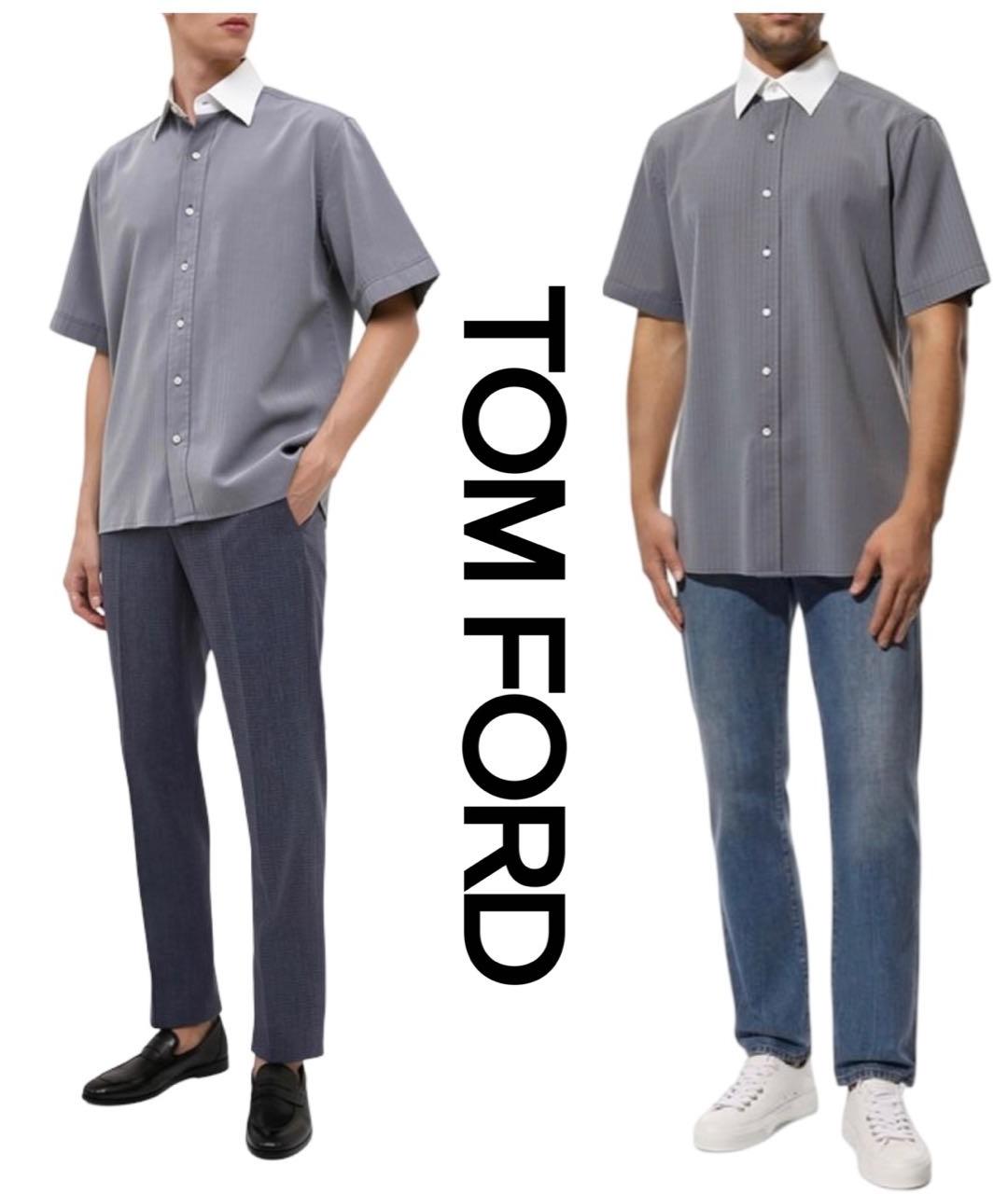 TOM FORD Мульти хлопковая классическая рубашка, фото 2