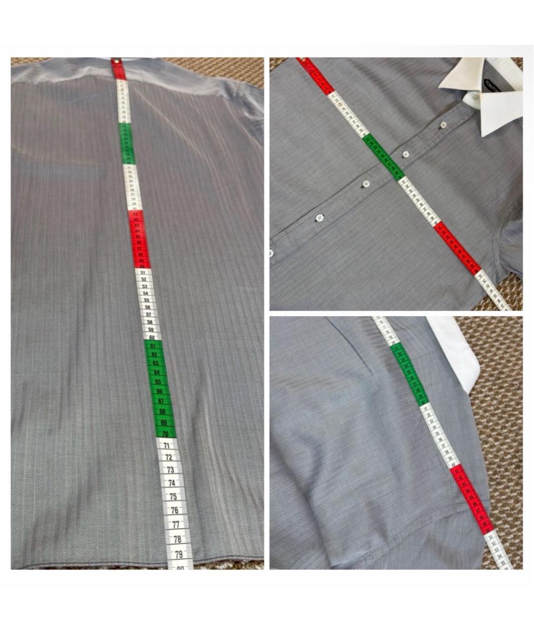 TOM FORD Мульти хлопковая классическая рубашка, фото 7