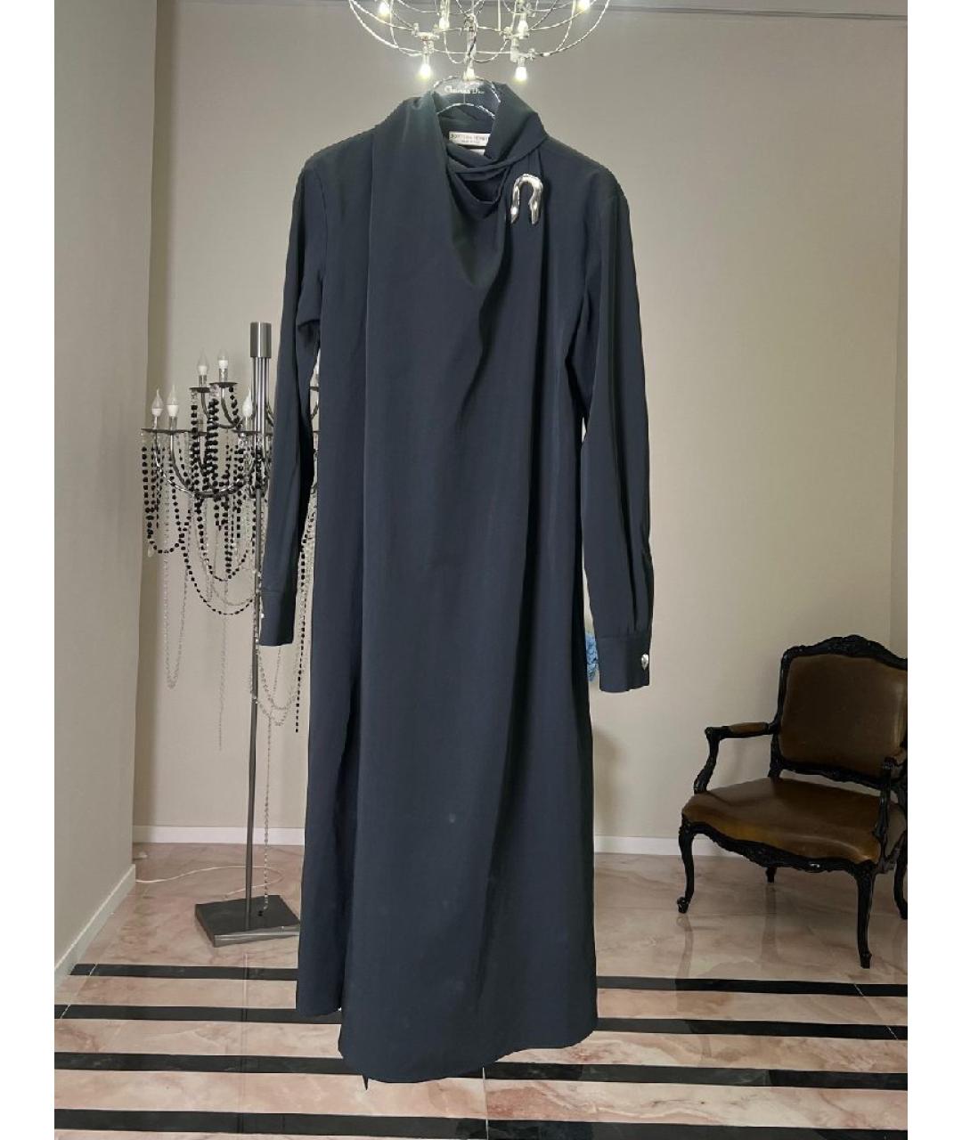 BOTTEGA VENETA Зеленые вискозное платье, фото 10