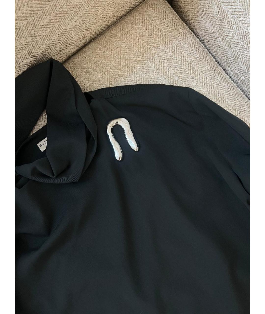 BOTTEGA VENETA Зеленые вискозное платье, фото 9