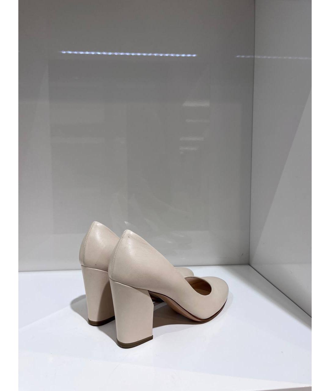 CASADEI Бежевые кожаные туфли, фото 3