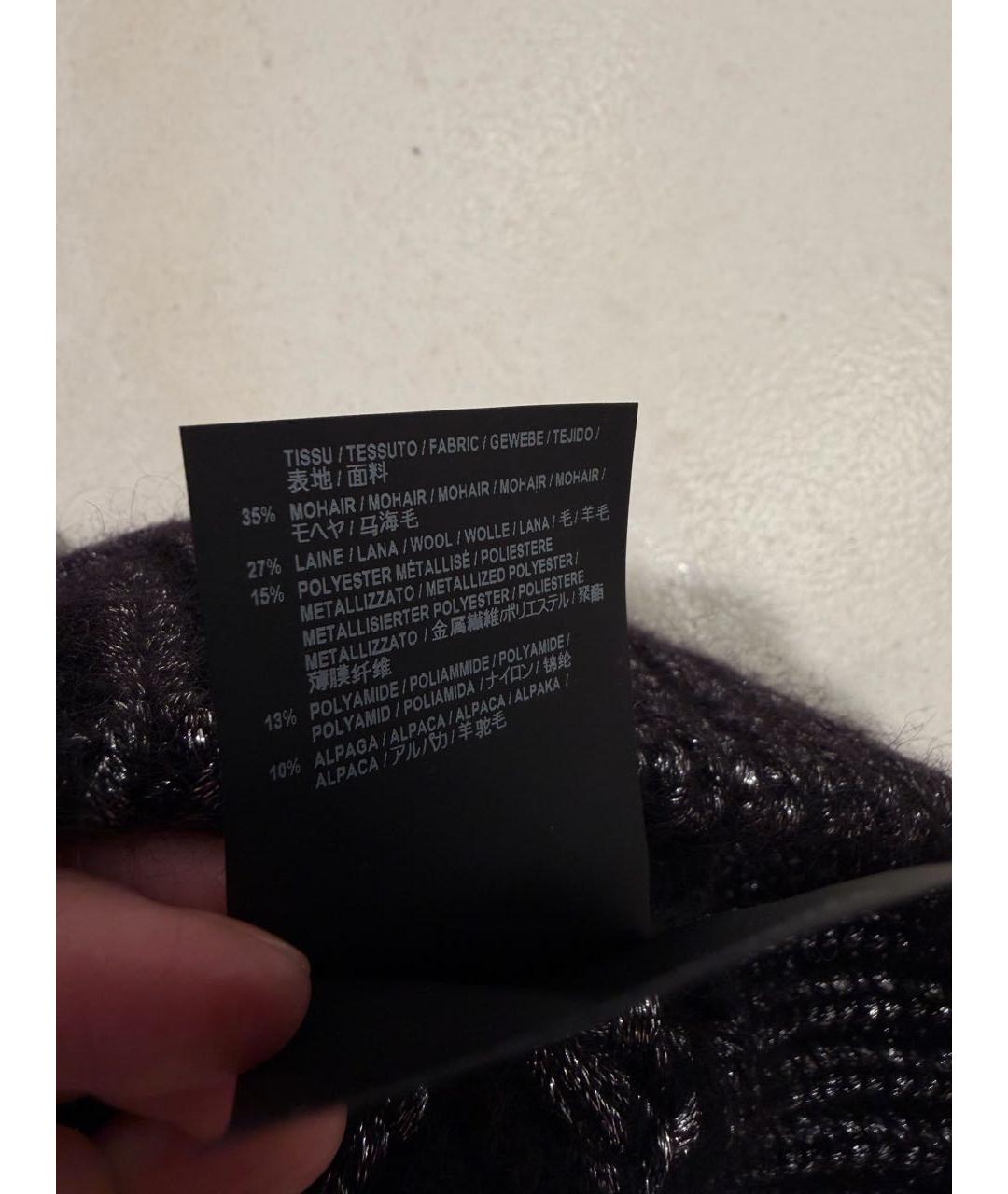 SAINT LAURENT Черный шерстяной джемпер / свитер, фото 5