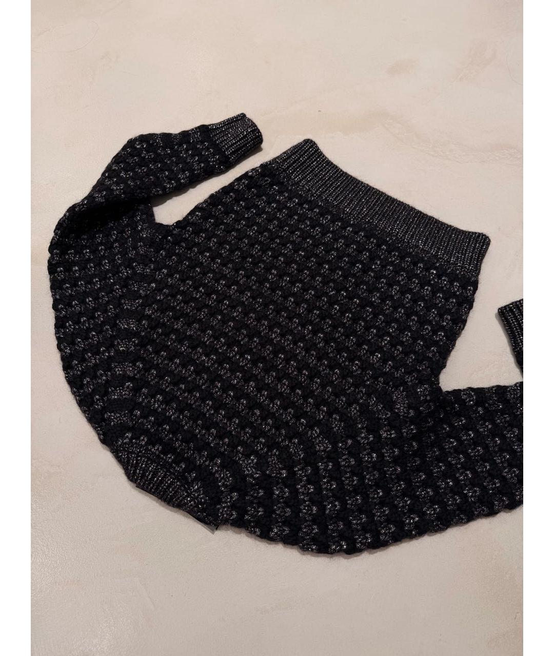 SAINT LAURENT Черный шерстяной джемпер / свитер, фото 3