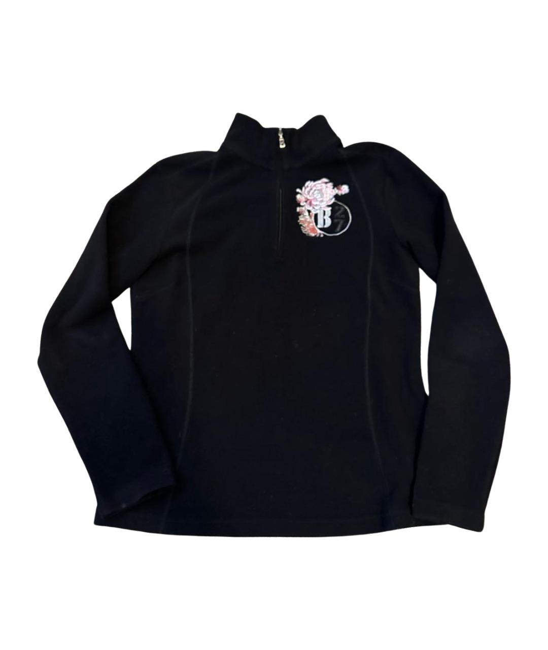 BOGNER Черный полиэстеровый джемпер / свитер, фото 1