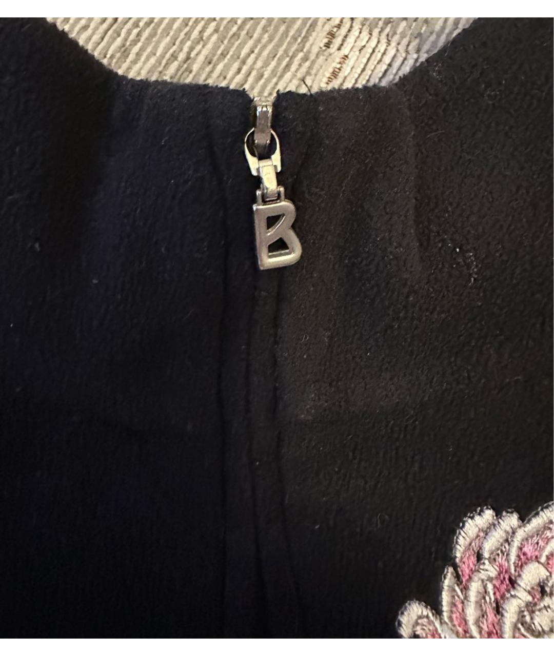 BOGNER Черный полиэстеровый джемпер / свитер, фото 7