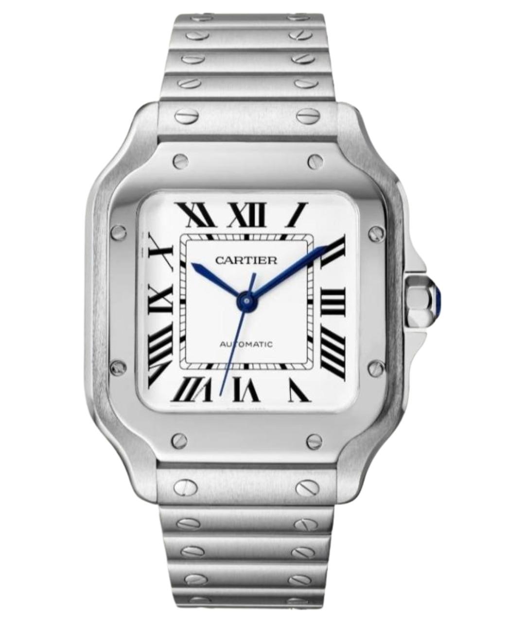 CARTIER Серебряные металлические часы, фото 1