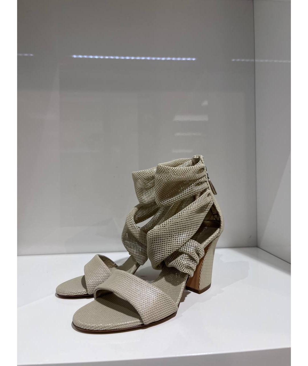 CASADEI Бежевые босоножки, фото 2