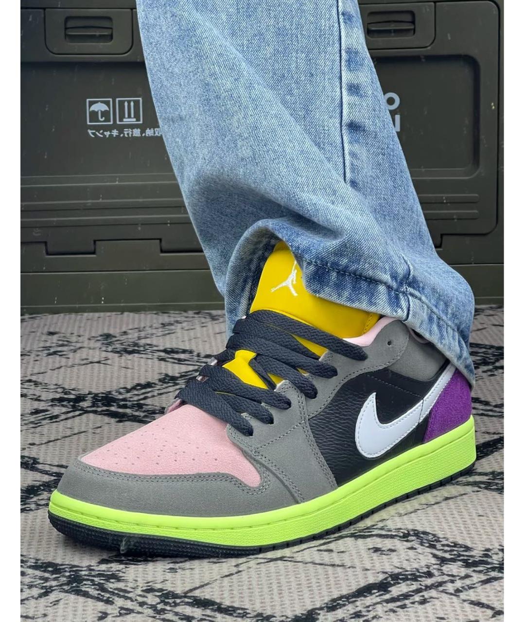 JORDAN Мульти замшевые низкие кроссовки / кеды, фото 6