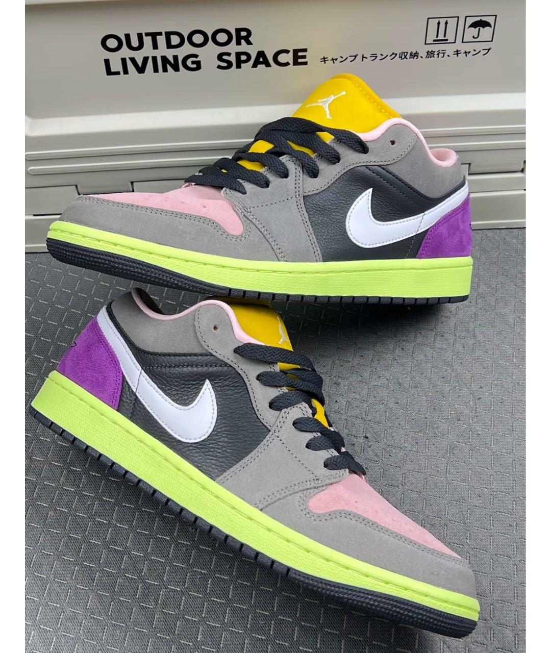 JORDAN Мульти замшевые низкие кроссовки / кеды, фото 7