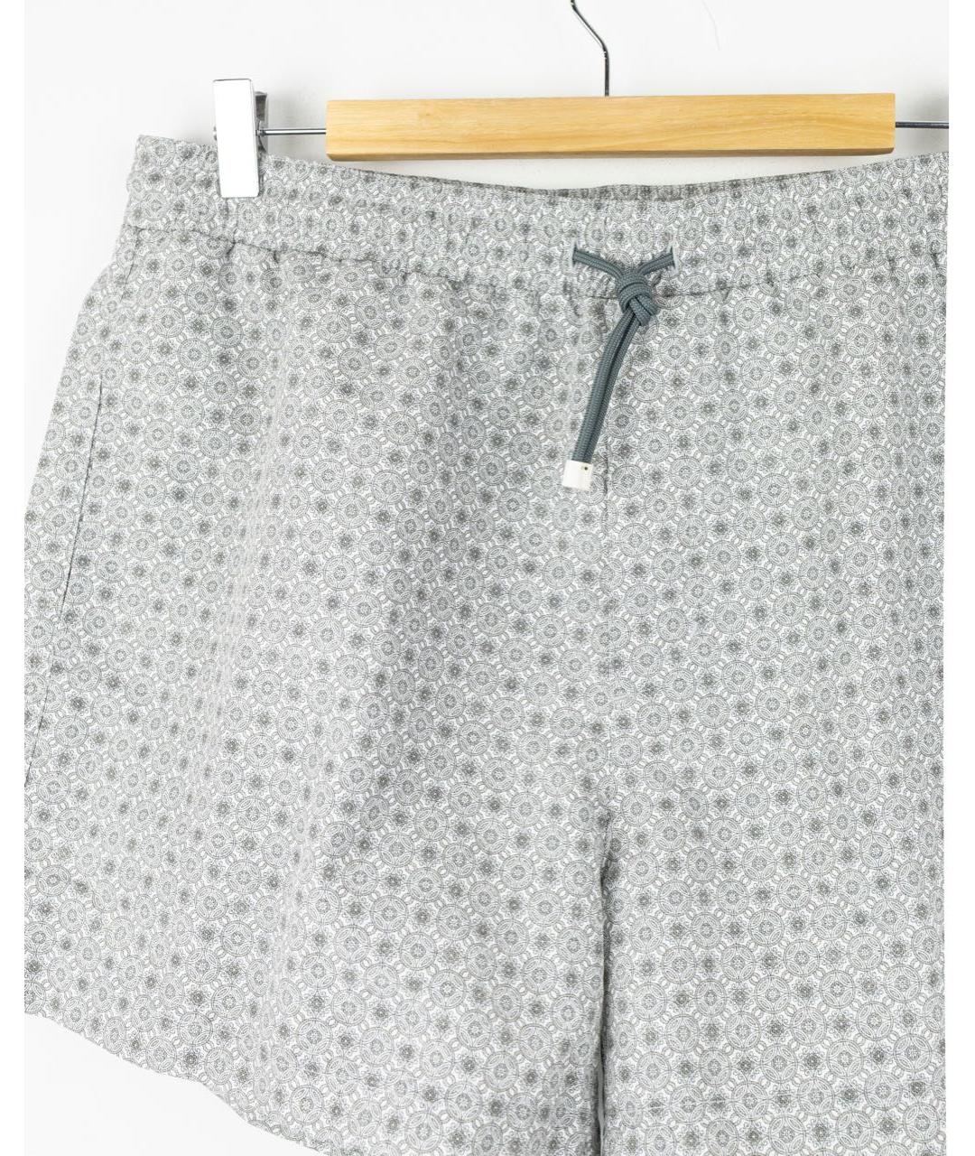 BRUNELLO CUCINELLI Серые полиамидовые плавки, фото 3