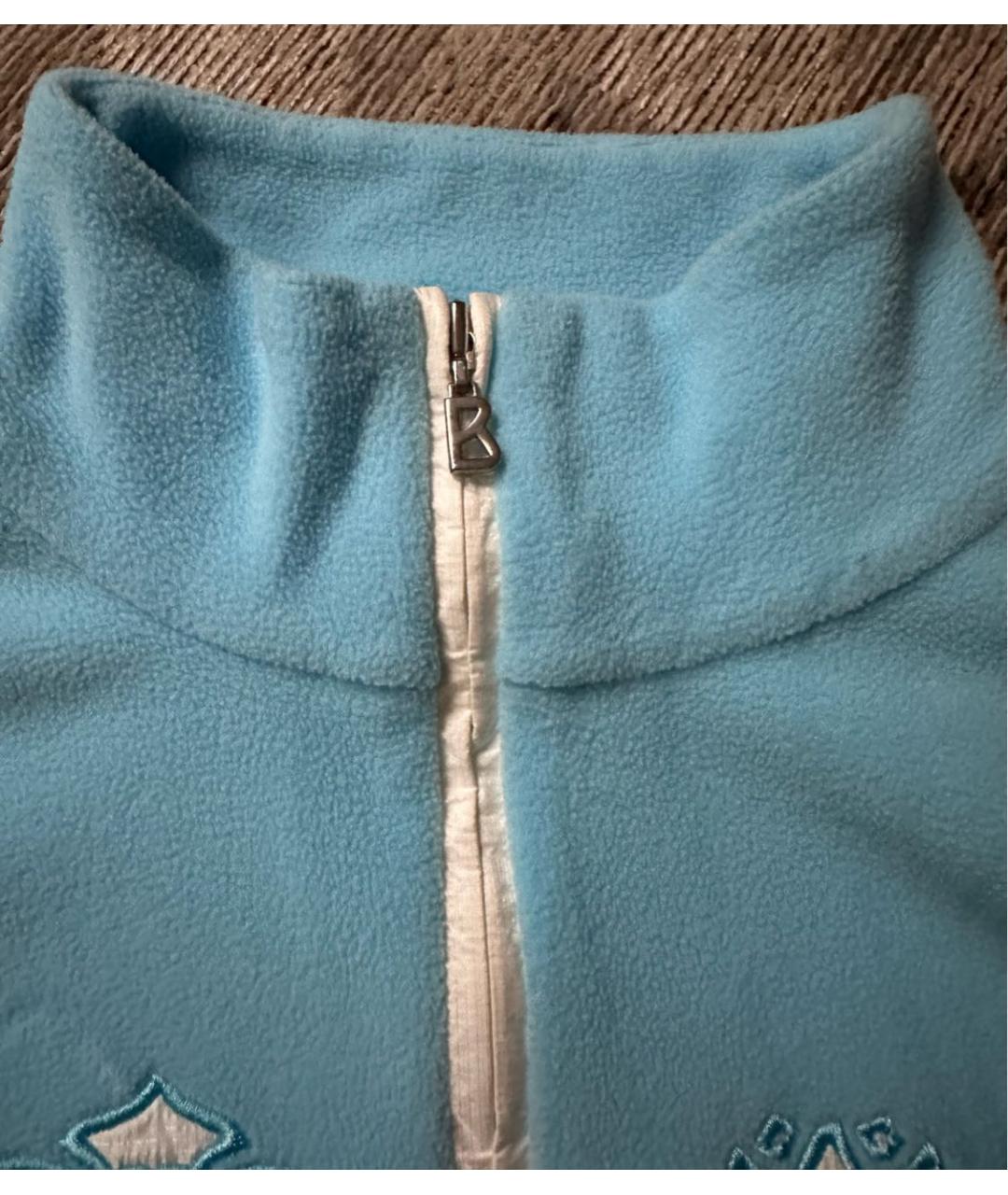 BOGNER Бирюзовый полиэстеровый джемпер / свитер, фото 8