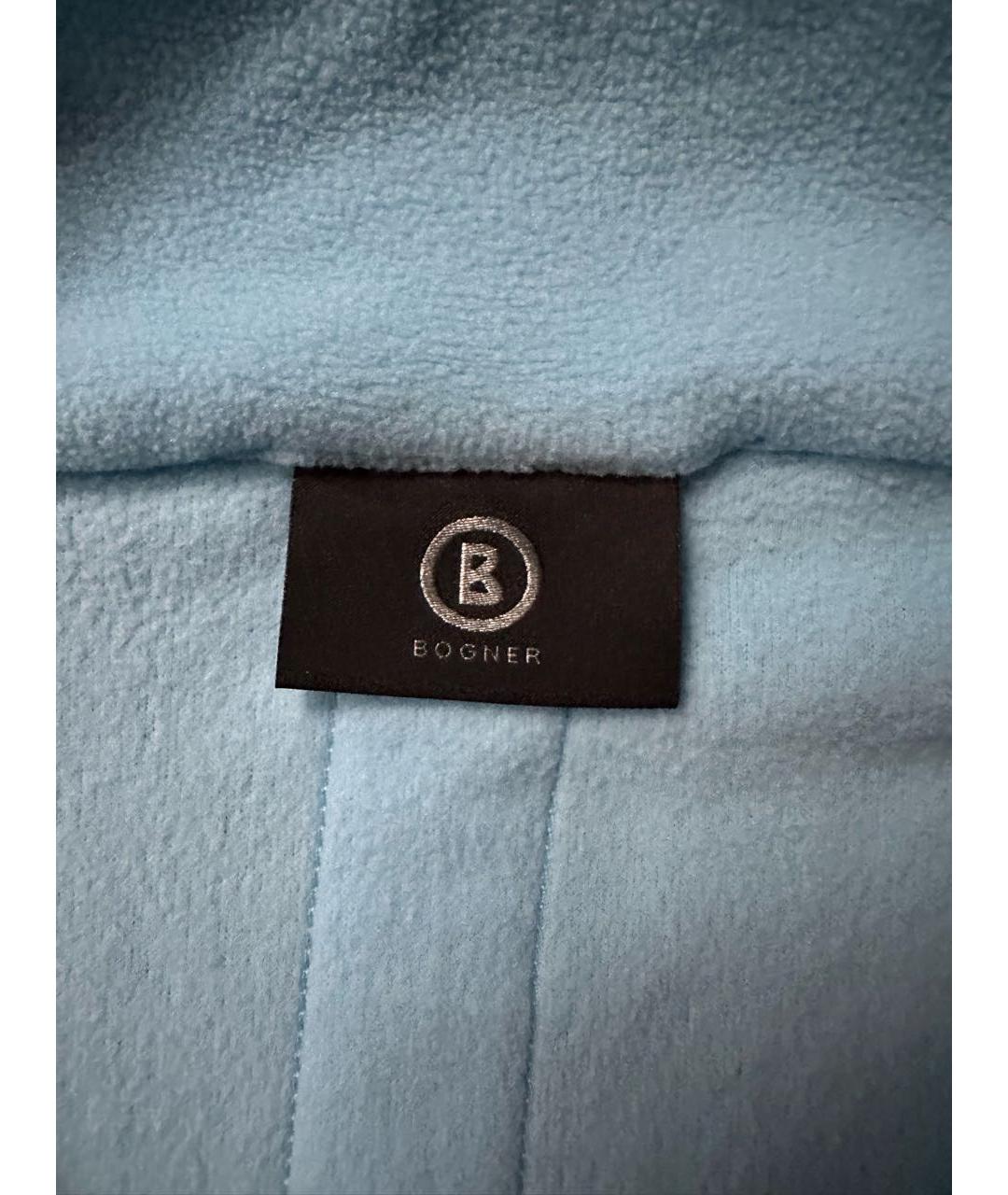 BOGNER Бирюзовый полиэстеровый джемпер / свитер, фото 3