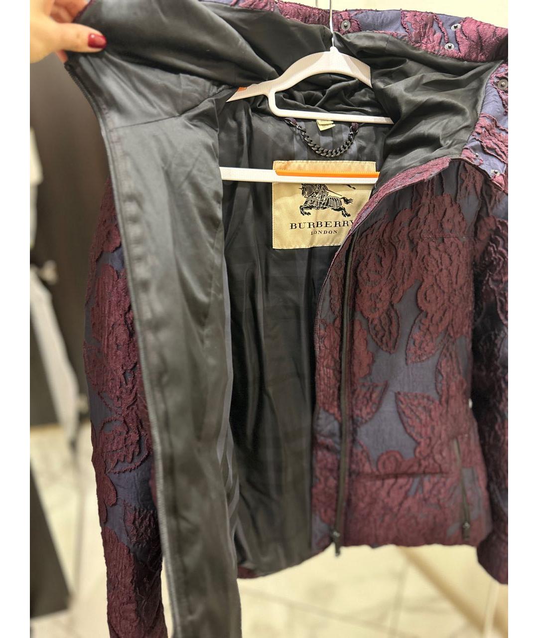 BURBERRY Фиолетовая куртка, фото 4