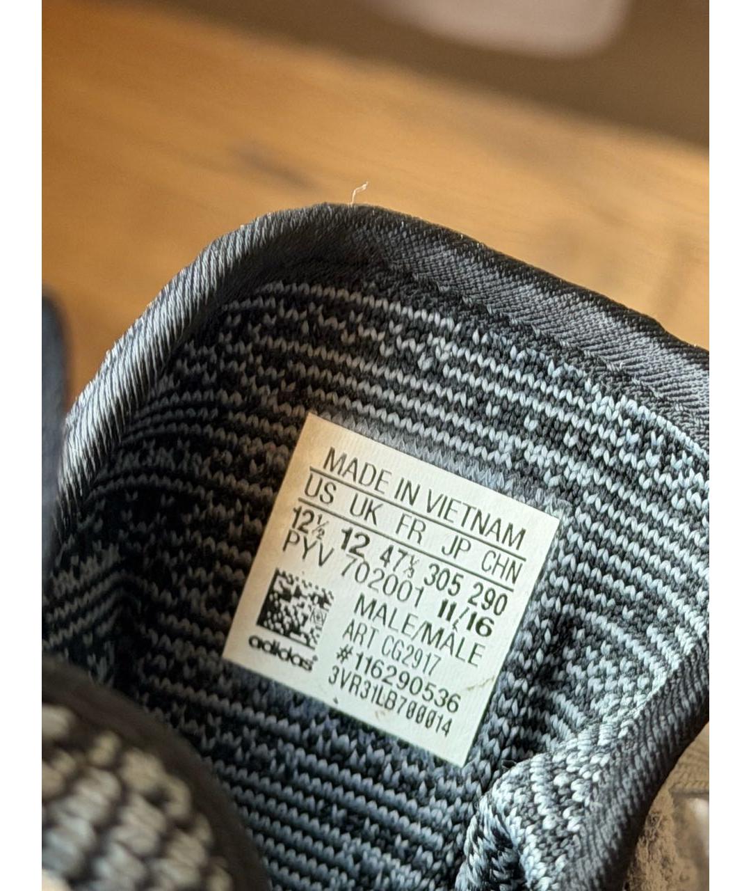 ADIDAS Серые текстильные низкие кроссовки / кеды, фото 7