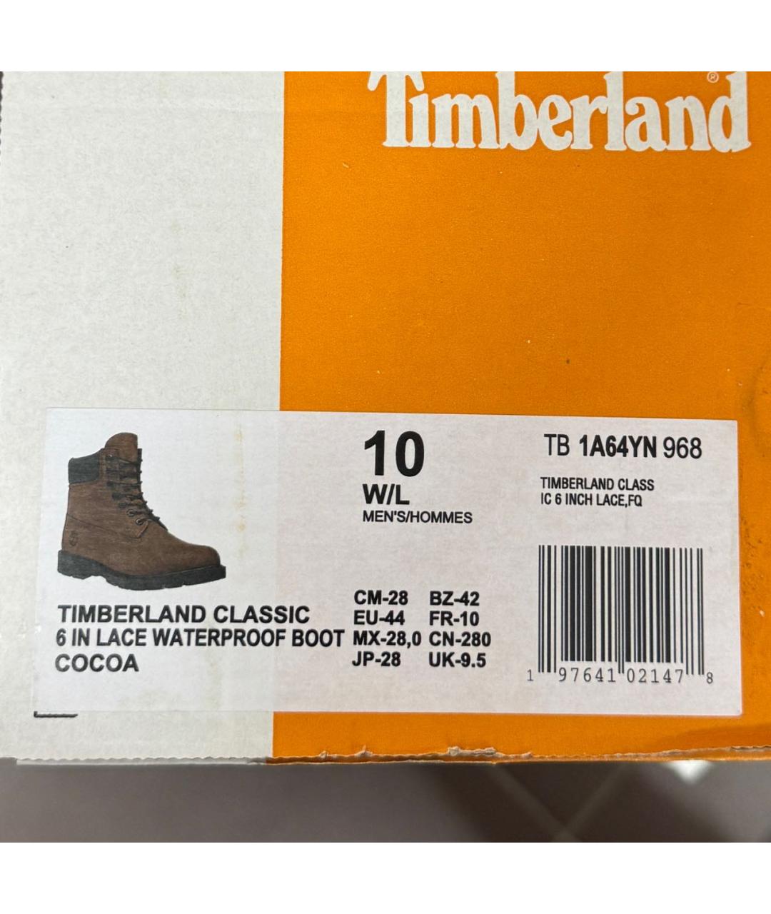 TIMBERLAND Коричневые нубуковые высокие ботинки, фото 8