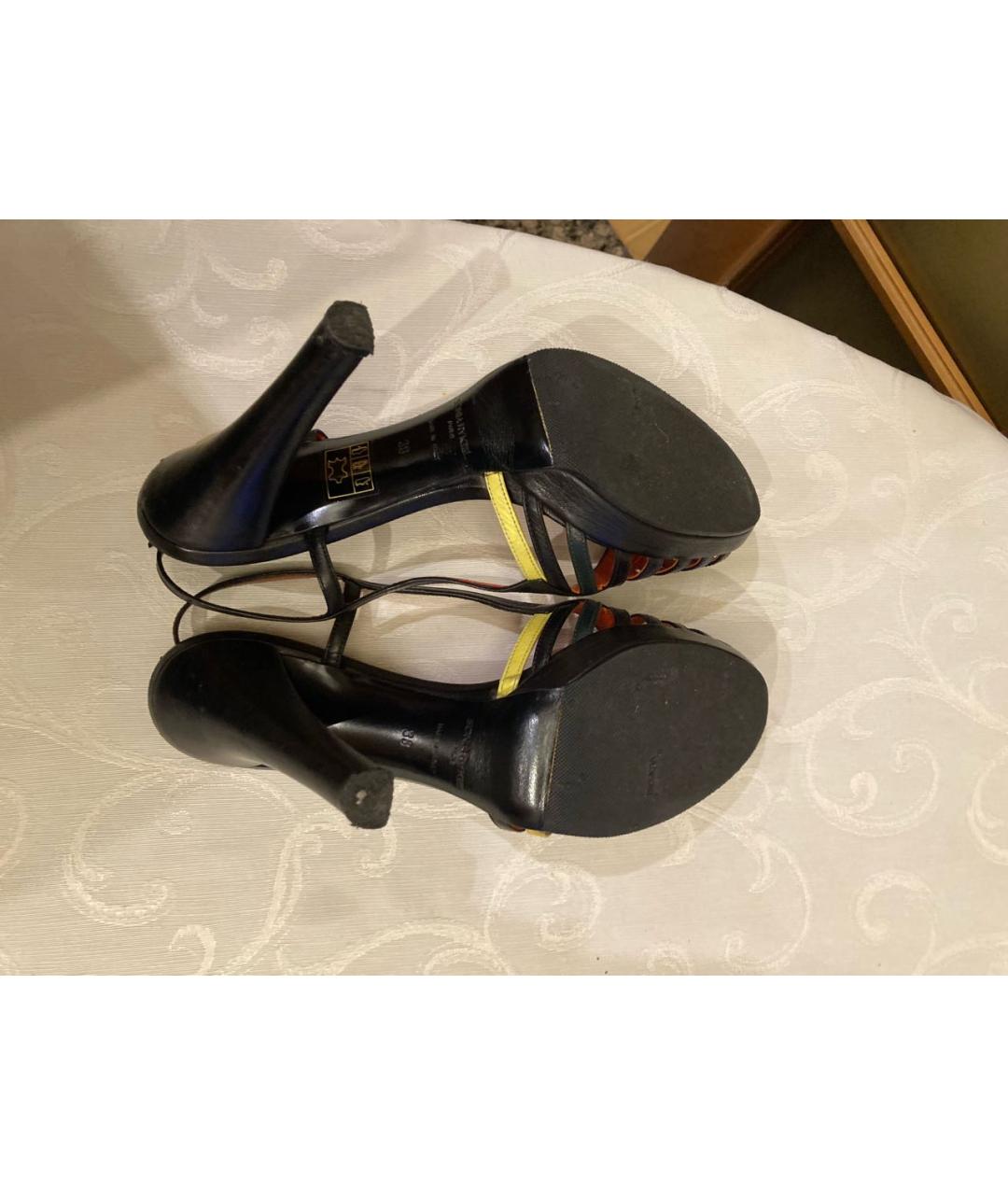 SONIA RYKIEL Мульти кожаные босоножки, фото 6