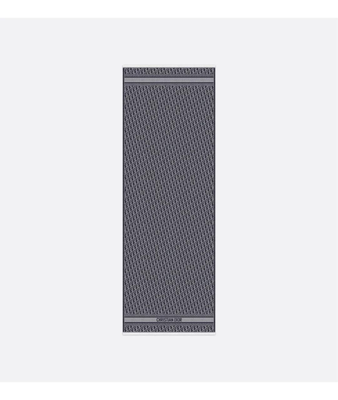 CHRISTIAN DIOR Темно-синий шарф, фото 3