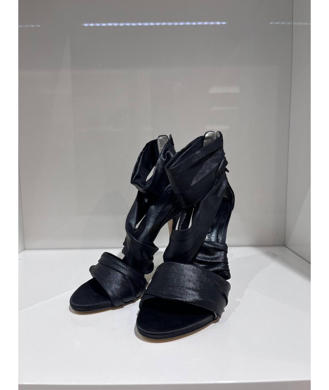 CASADEI Черные босоножки, фото 2