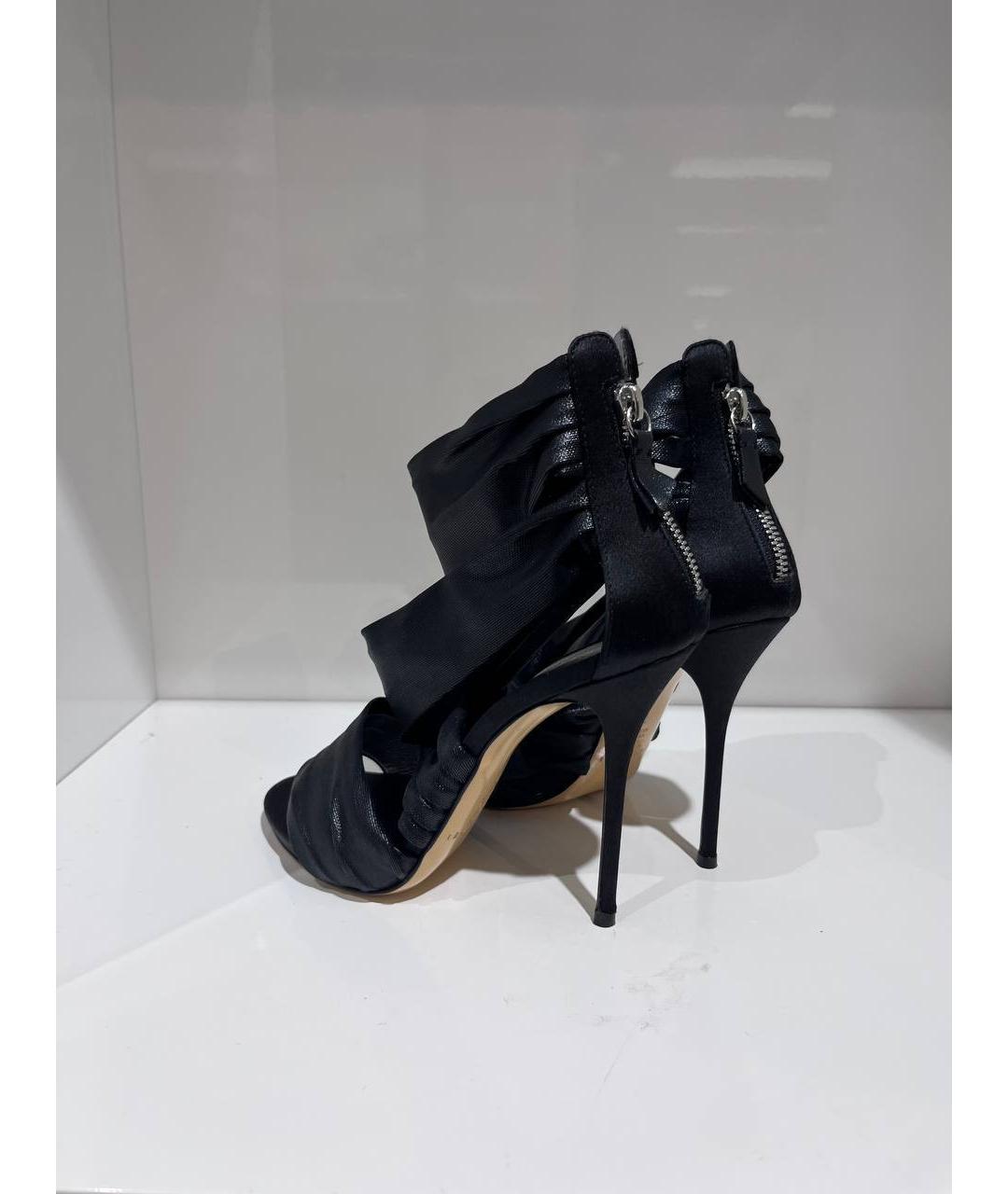 CASADEI Черные босоножки, фото 3