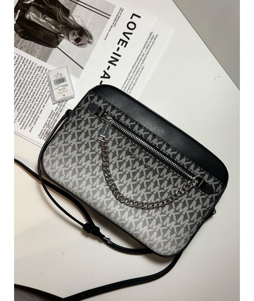 MICHAEL MICHAEL KORS Черная сумка через плечо, фото 3