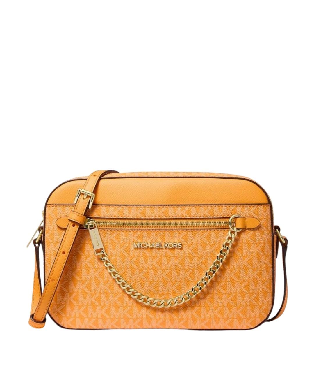 MICHAEL MICHAEL KORS Оранжевая сумка через плечо, фото 1