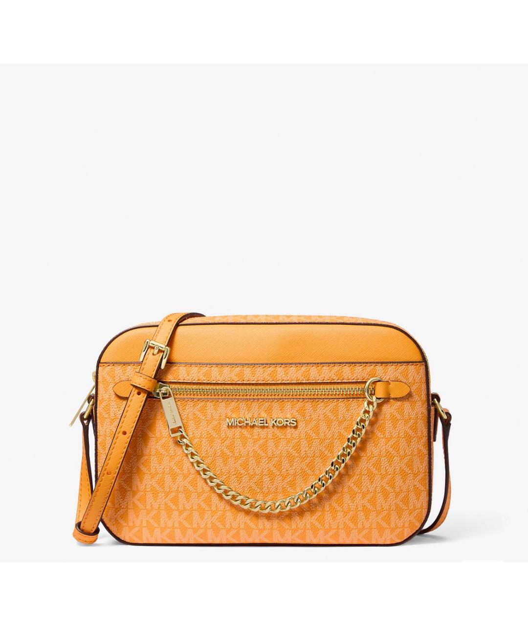 MICHAEL MICHAEL KORS Оранжевая сумка через плечо, фото 5