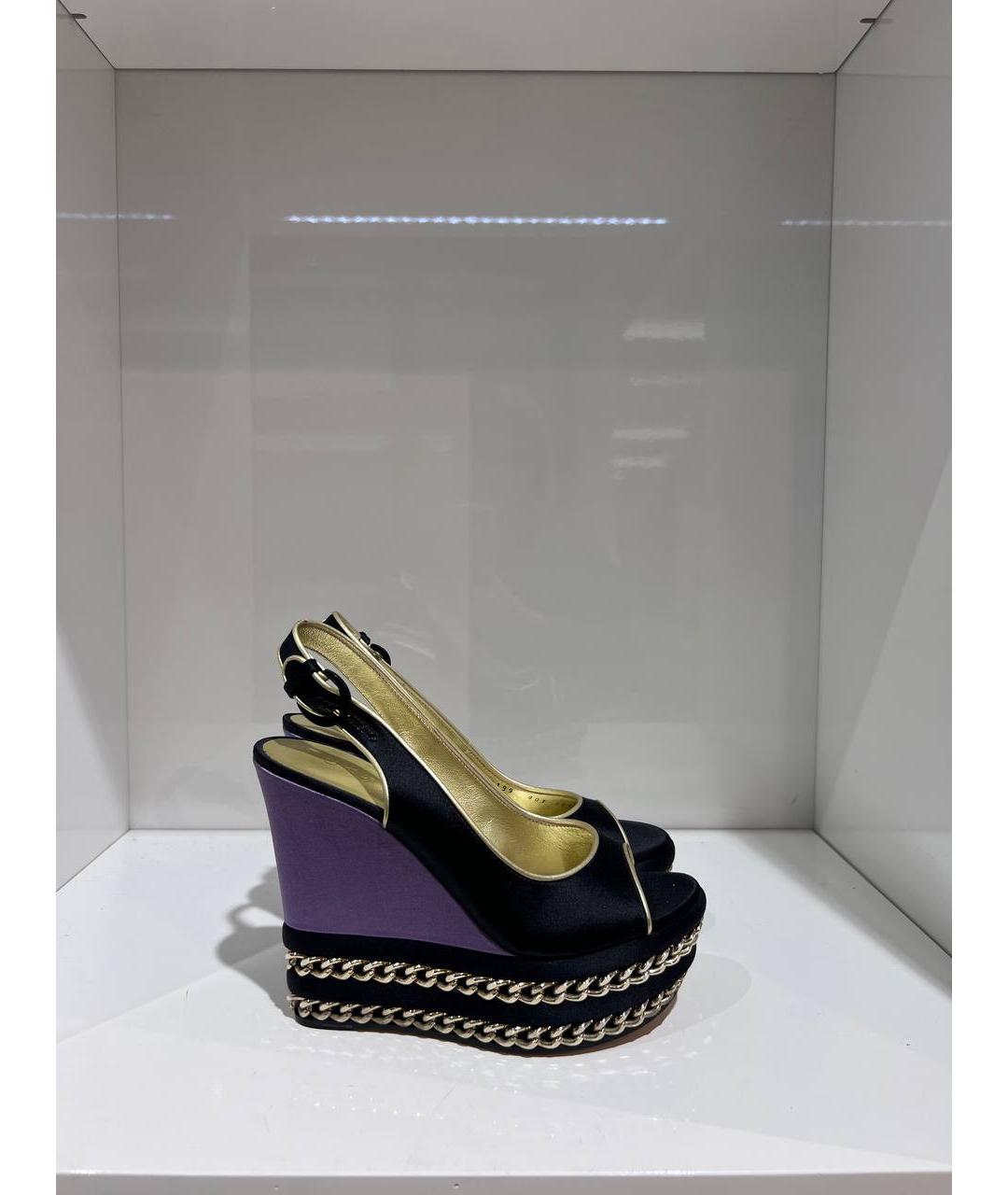 CASADEI Мульти кожаные босоножки, фото 3