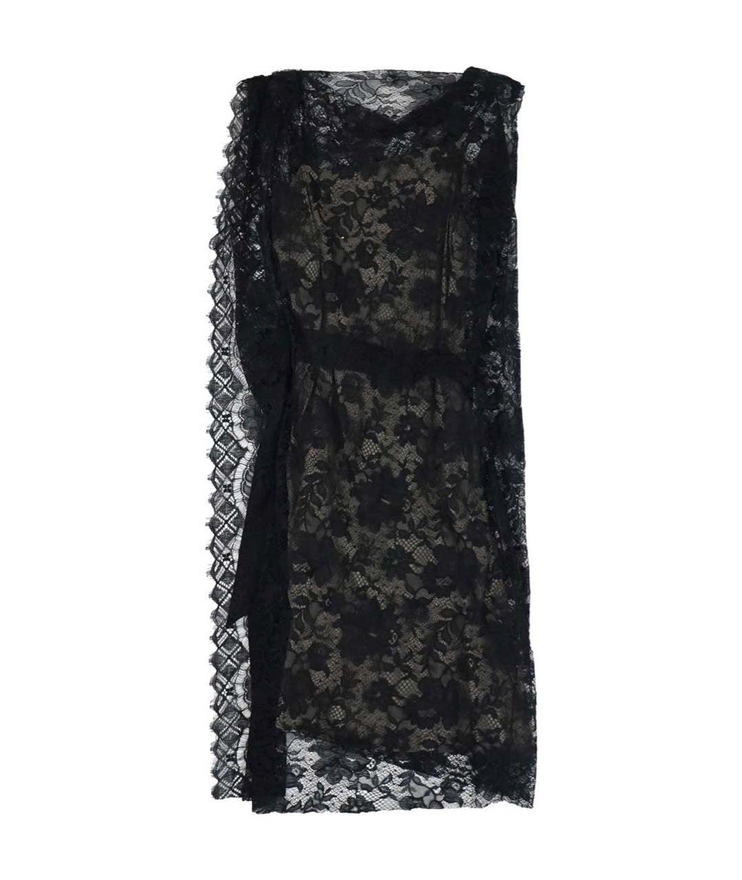 LANVIN Черное шелковое вечернее платье, фото 4