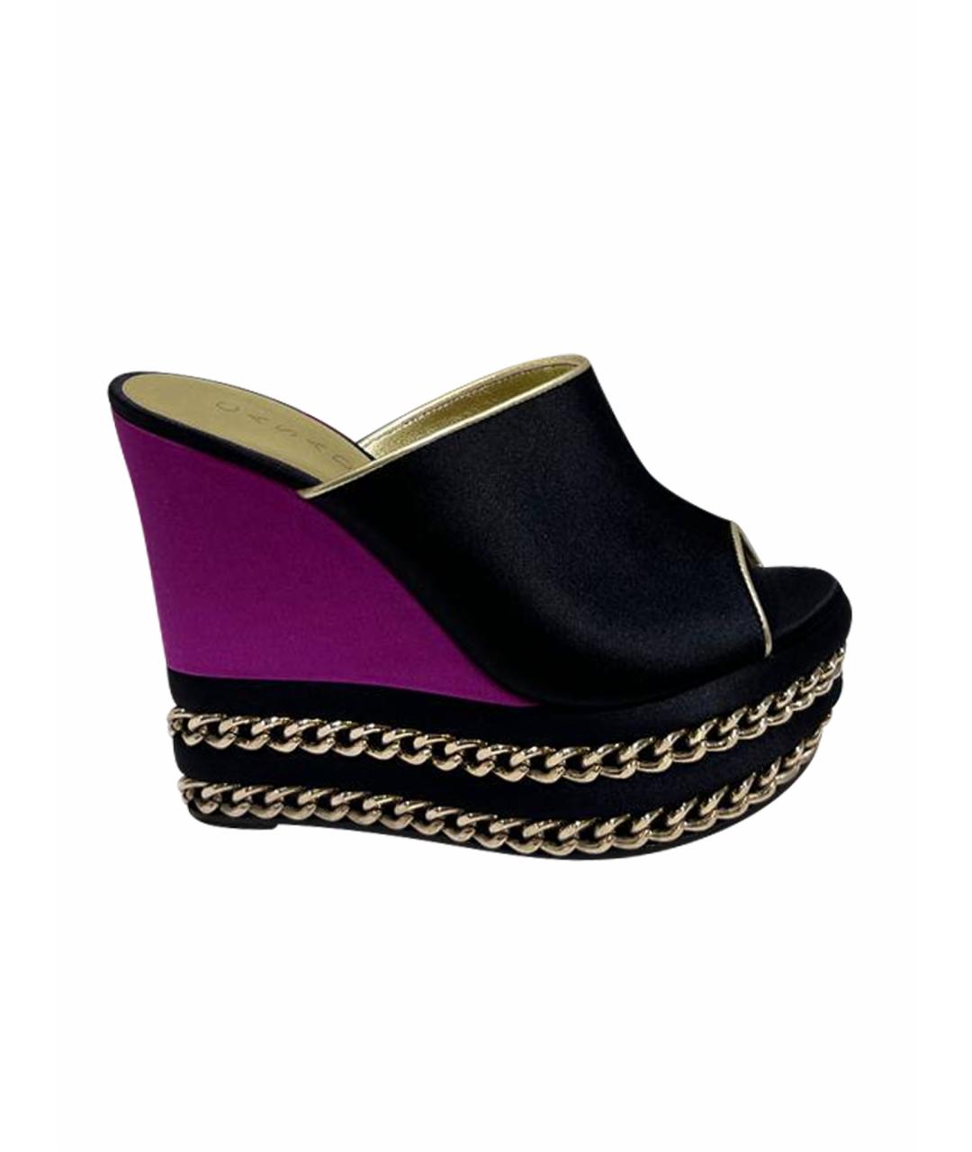 CASADEI Мульти кожаные мюли, фото 1