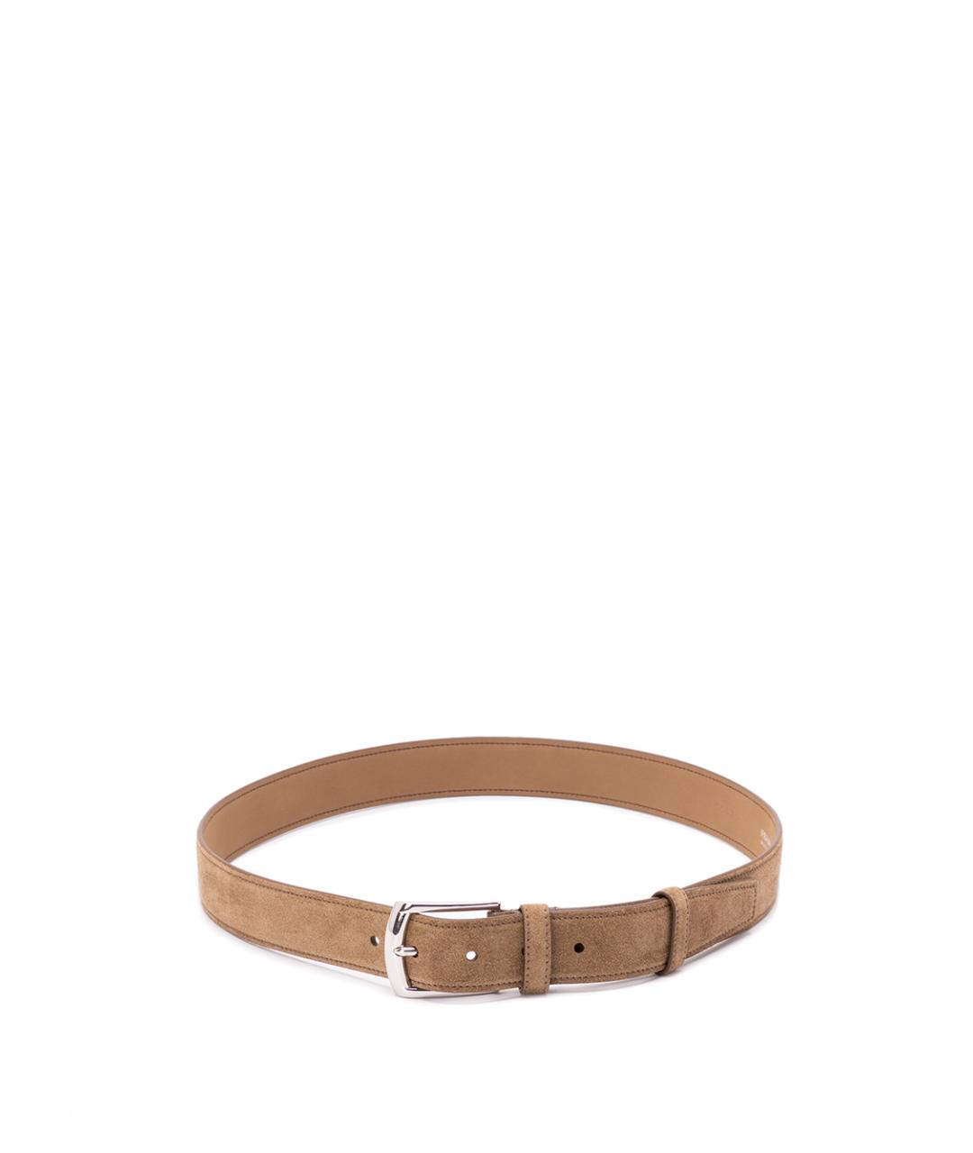 PRADA Бежевый замшевый ремень, фото 1