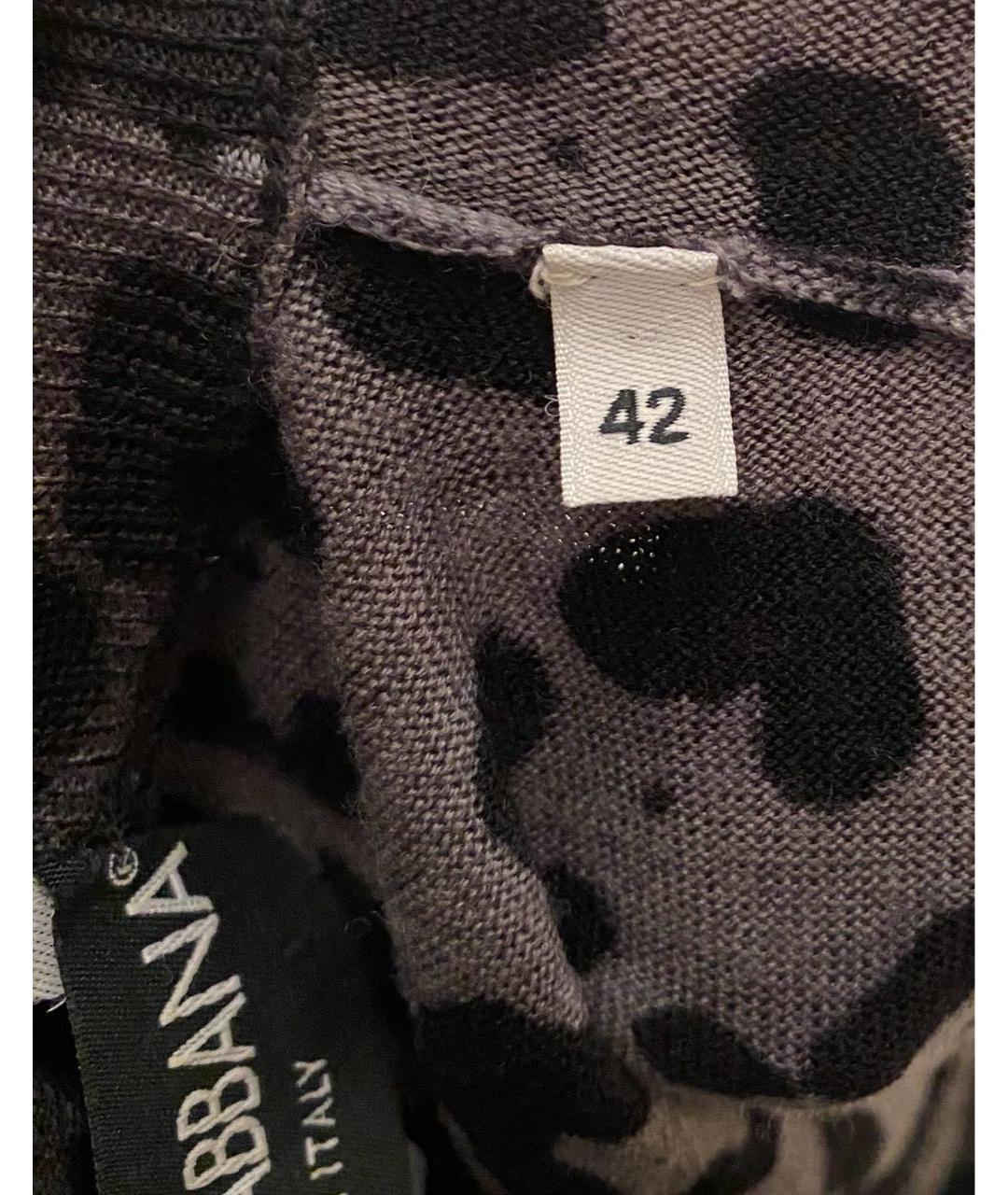 DOLCE&GABBANA Мульти шерстяной кардиган, фото 4