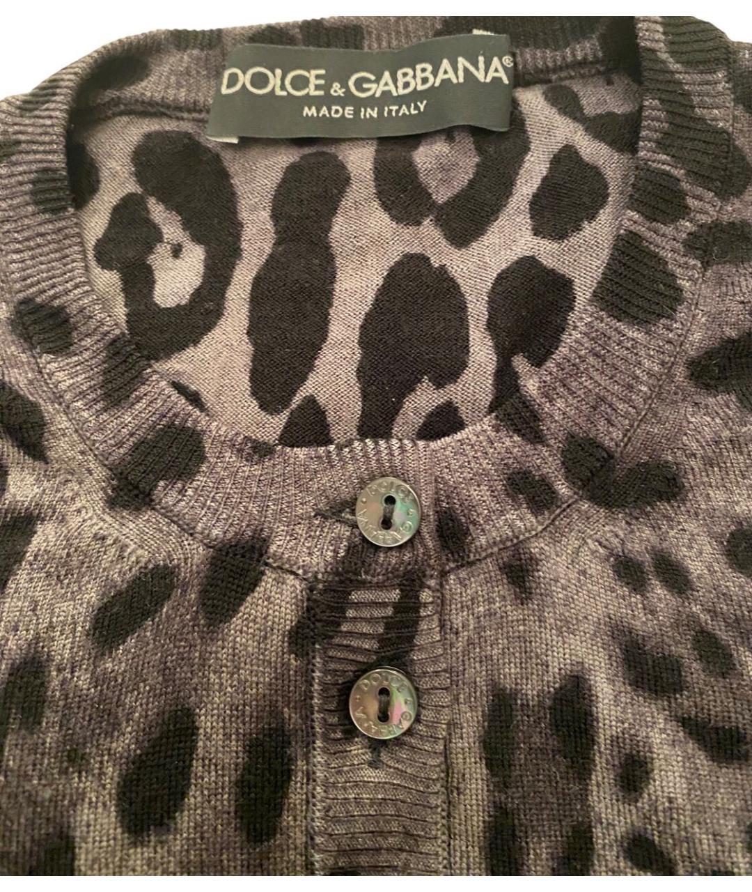 DOLCE&GABBANA Мульти шерстяной кардиган, фото 2