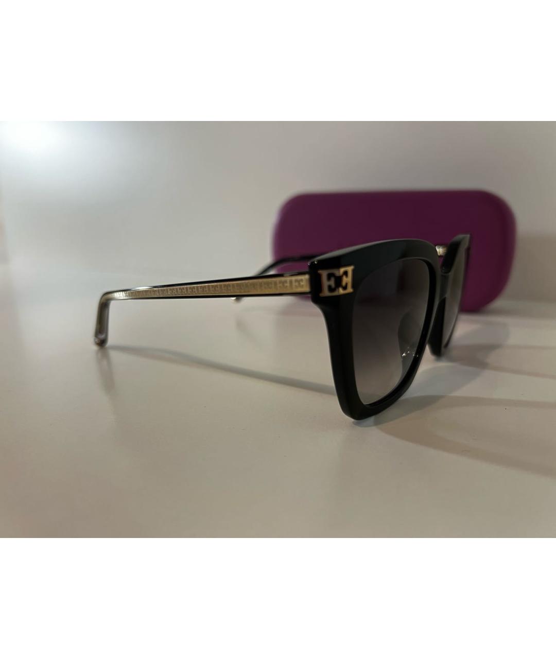 ESCADA Черные пластиковые солнцезащитные очки, фото 4