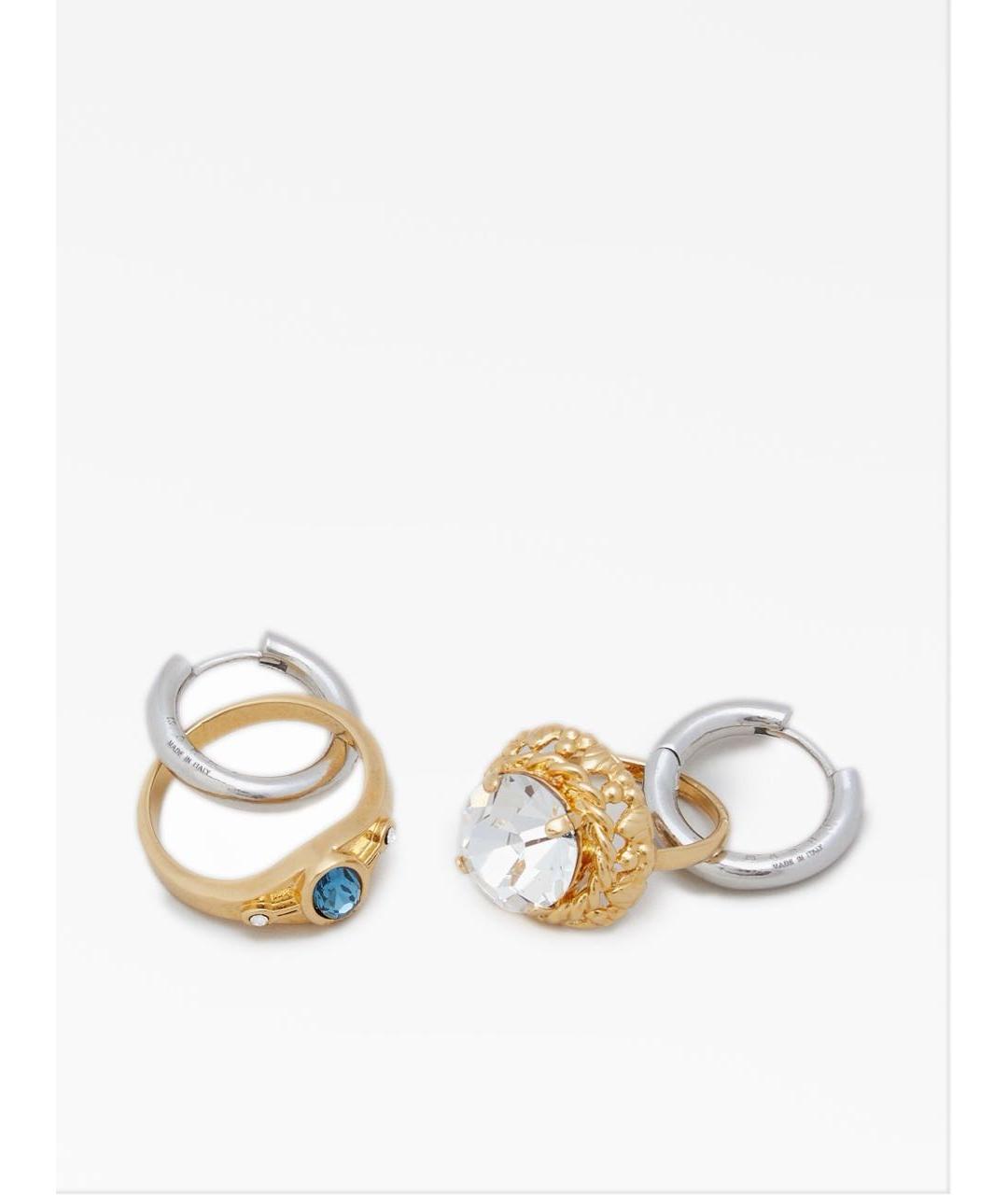 MARNI Золотые латунные серьги, фото 2