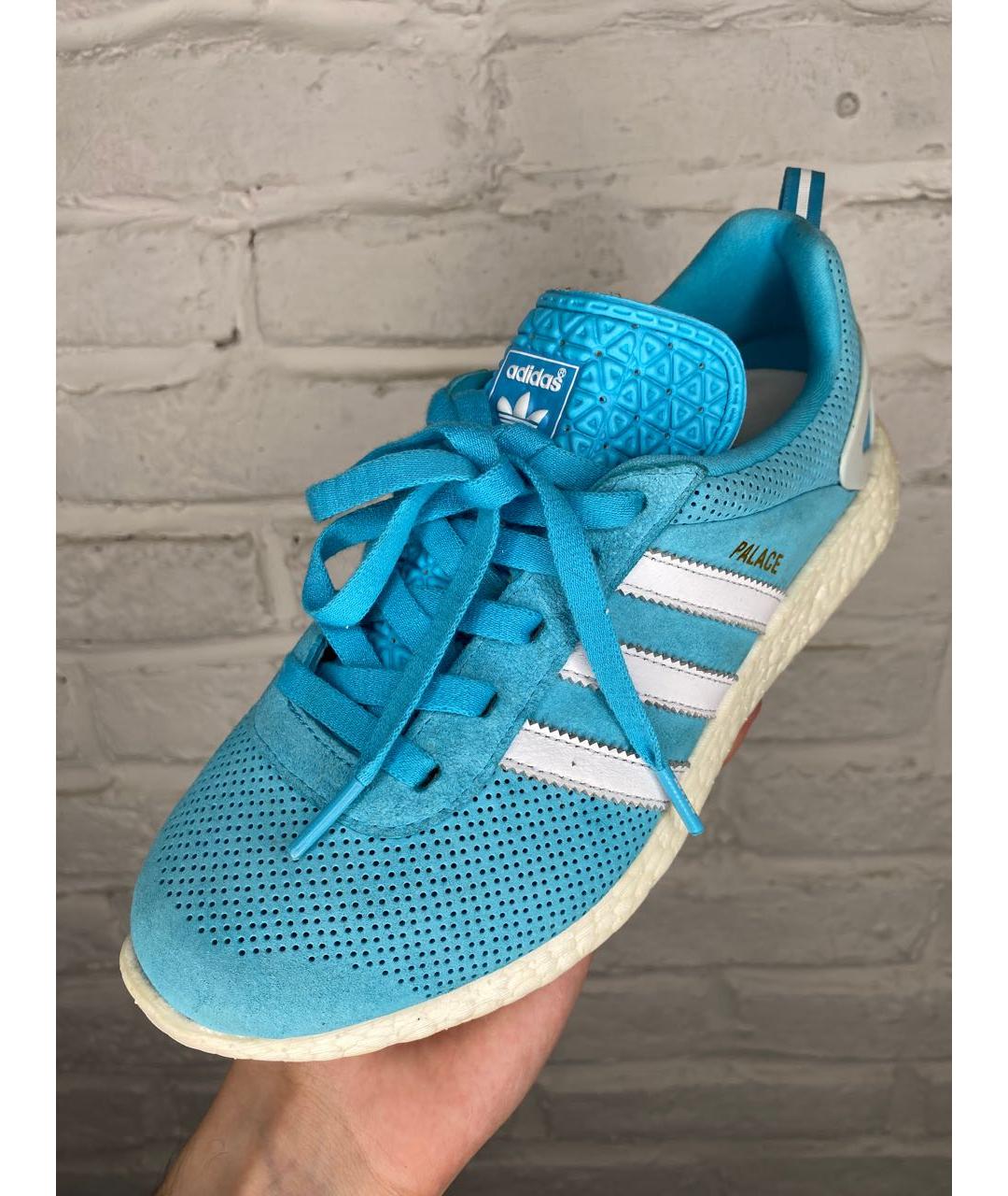 PALACE Голубые замшевые кроссовки, фото 3