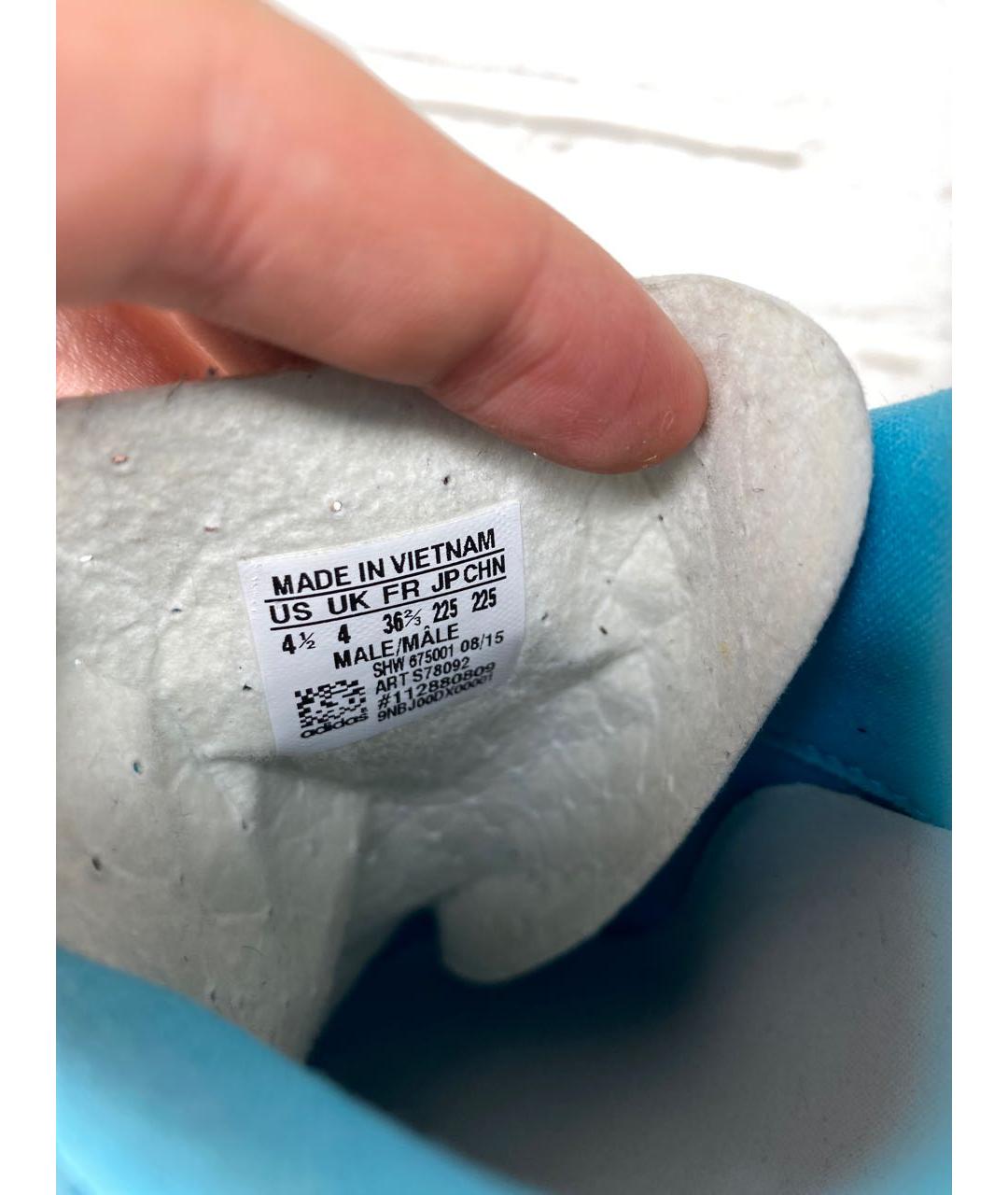 PALACE Голубые замшевые кроссовки, фото 8