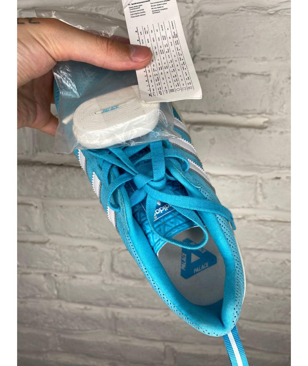 PALACE Голубые замшевые кроссовки, фото 7