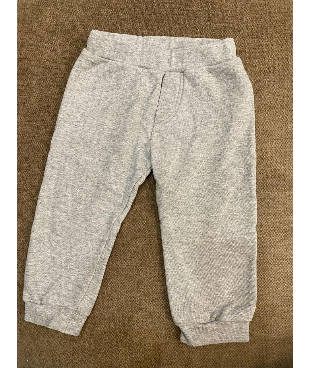FENDI Серые хлопковые брюки и шорты, фото 5