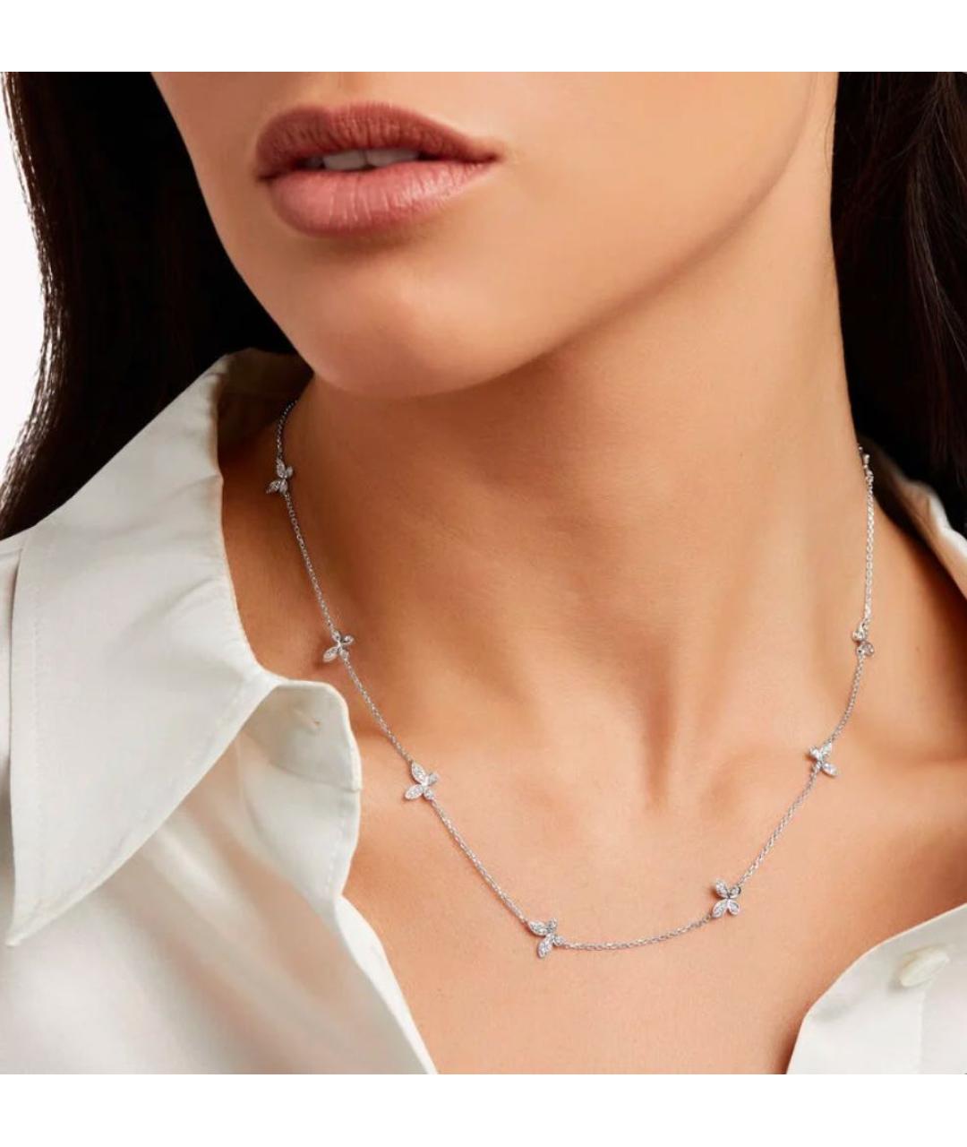 GRAFF Серебряное колье из белого золота, фото 4