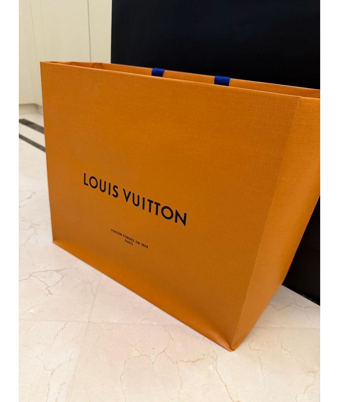 LOUIS VUITTON Черная кожаная сумка на плечо, фото 2