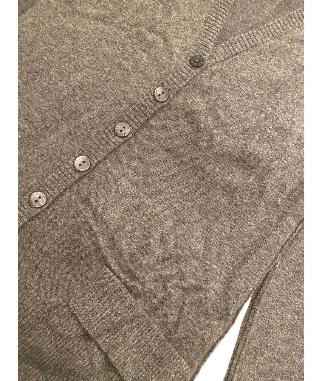 DOLCE&GABBANA Серый кашемировый кардиган, фото 2